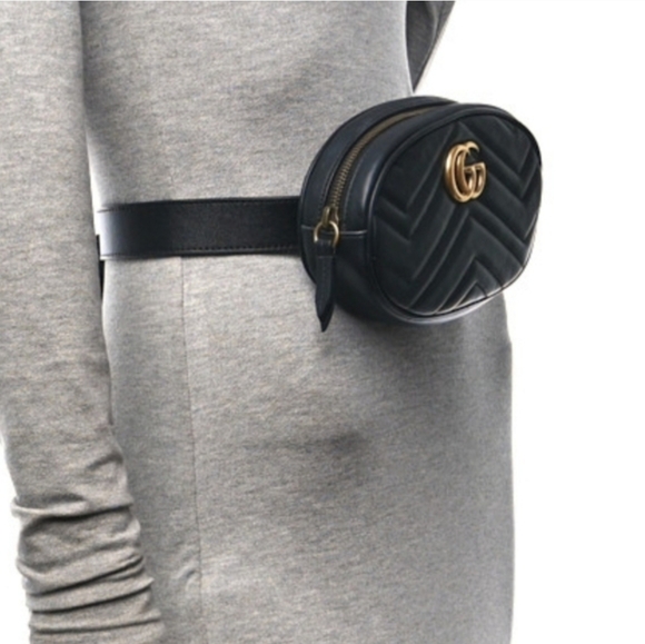 Gucci Black Quilted Leather Belt Bag - Copy - Picture 5 of 8